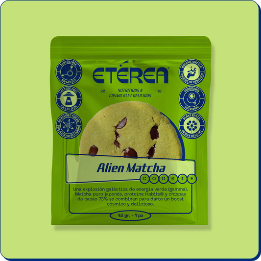 Alien Matcha Protein Cookies