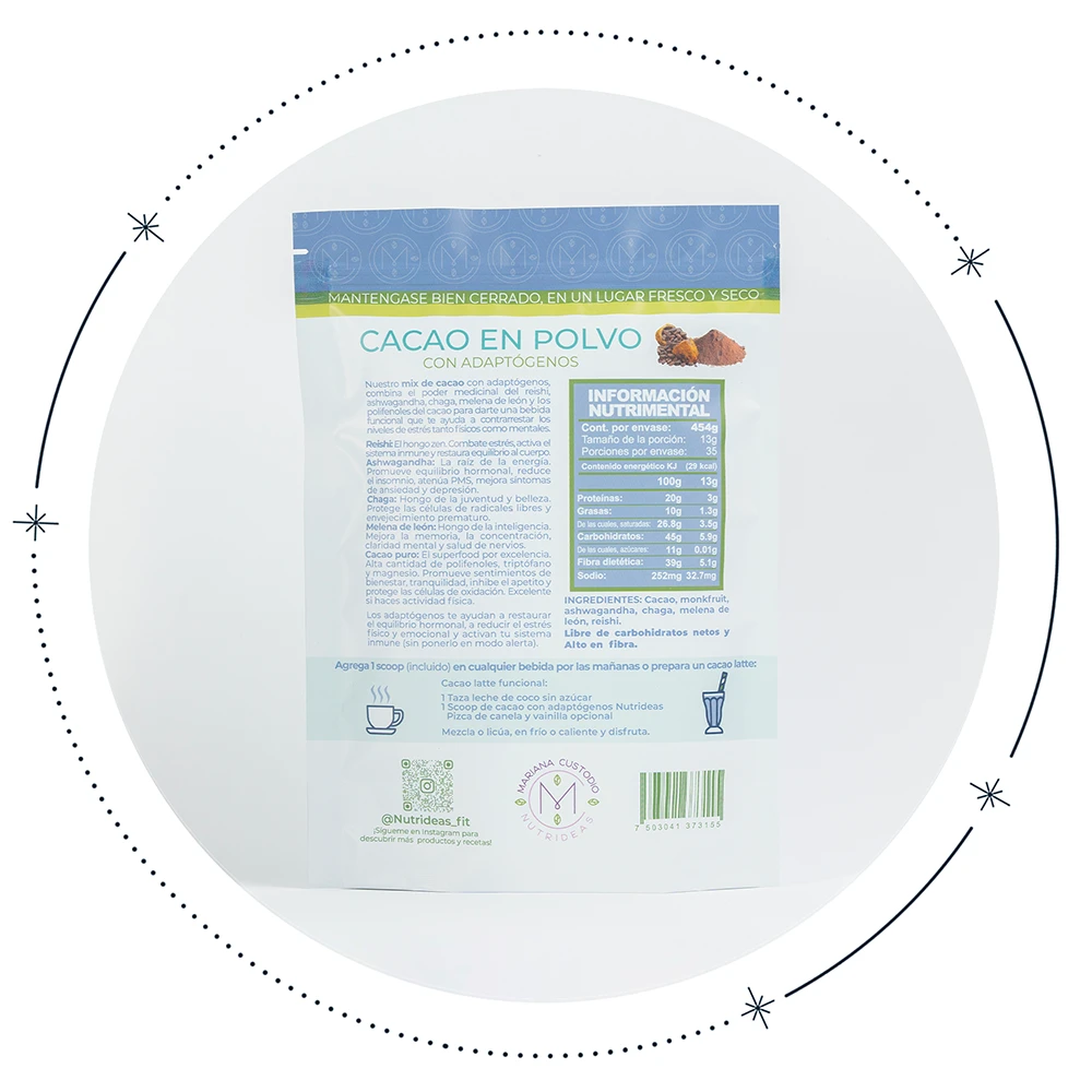 Mix de Cacao con Adaptógenos - Nutrideas