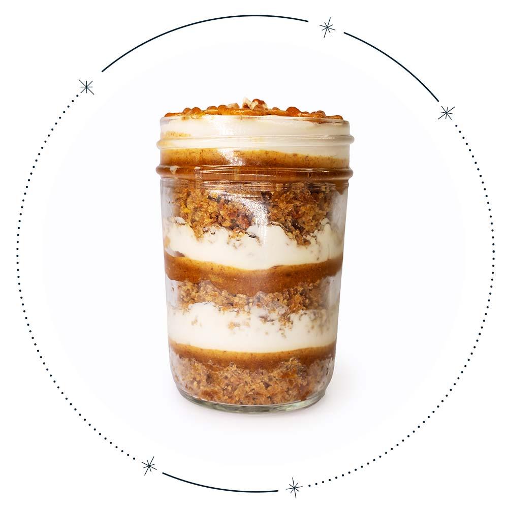 Banana Caramel Cake Jar 8 oz. - Etérea - Cake Jar