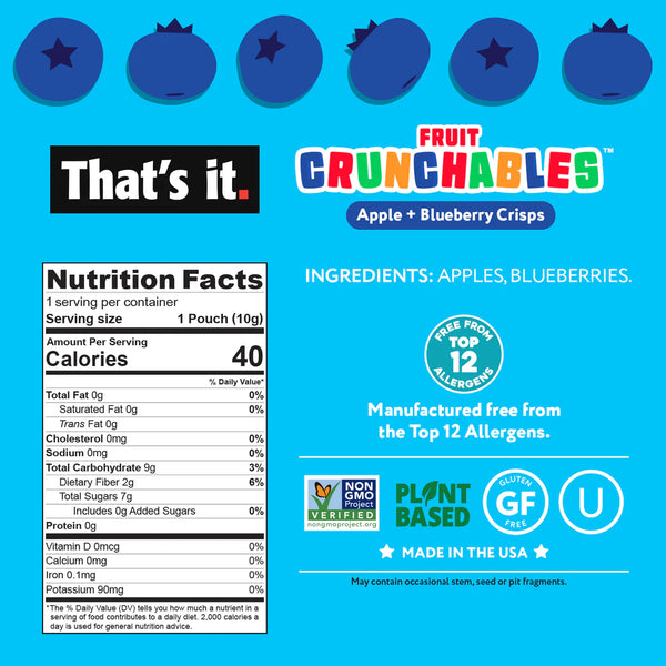 That's It - Fruit Crunchables Apple - 10 GR