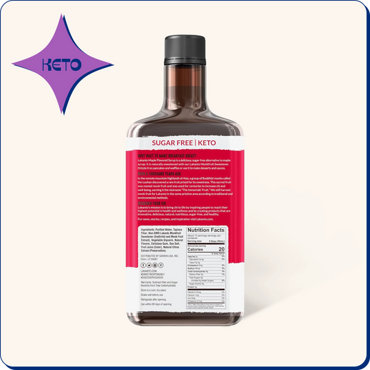 Jarabe sabor Maple sin azúcar 384 ml - Lakanto