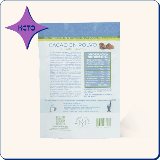 Mix de Cacao con Adaptógenos - Nutrideas