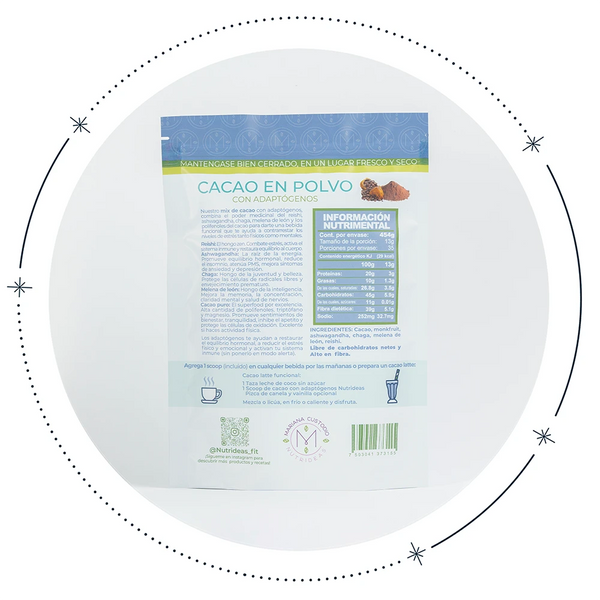 Mix de Cacao con Adaptógenos - Nutrideas