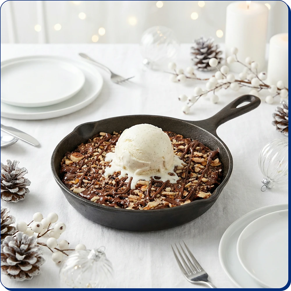 Holly Dolly Oatmeal Skillet