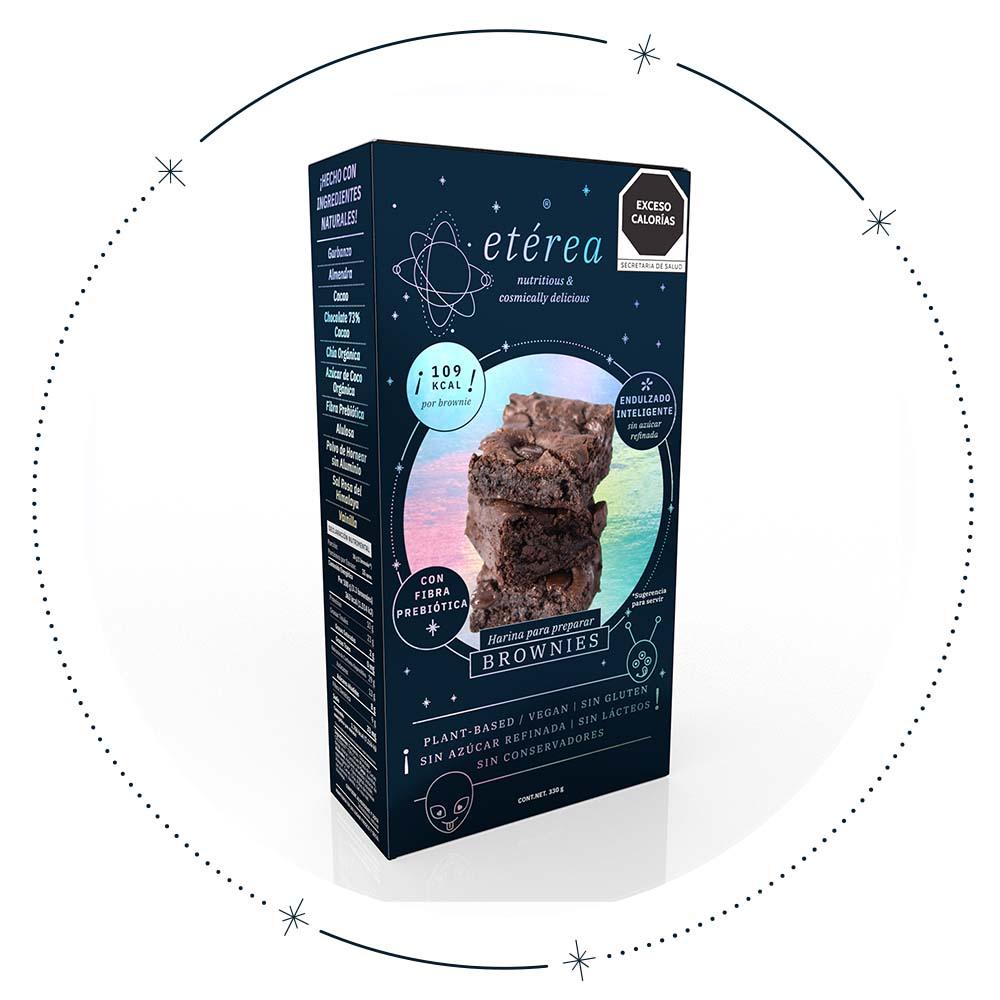 Brownie Mix 330 gr. (Smartly Sweetened) - Etérea - MIX