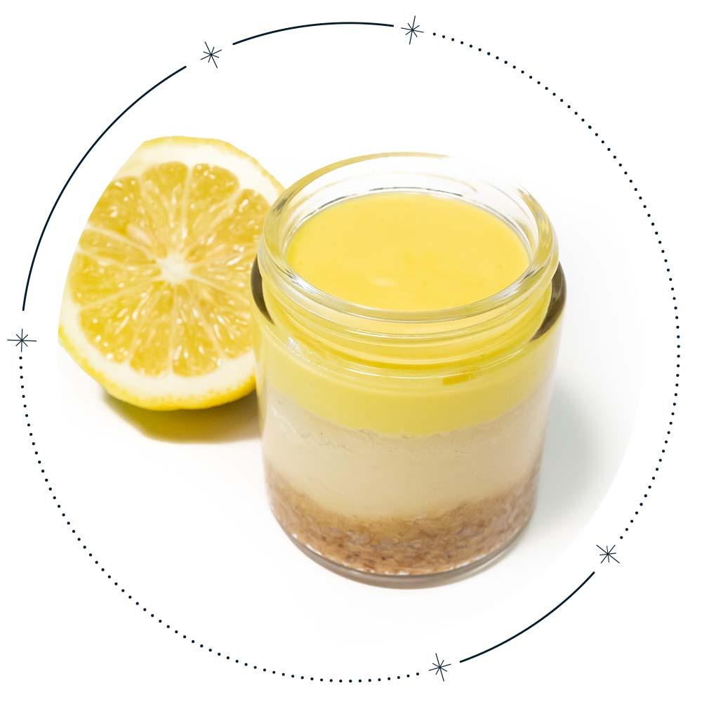 Lemon Curd Cheesecake Jar - Etérea - Cheesecake Jar